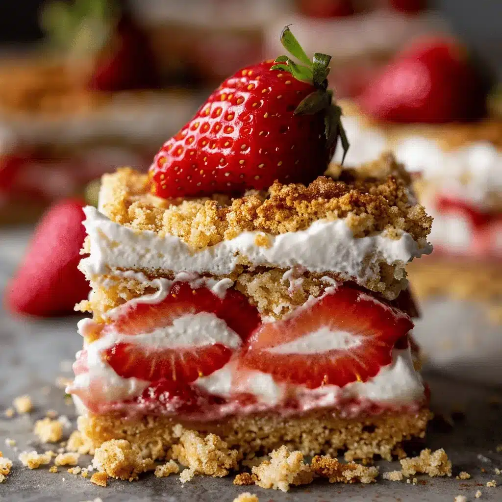 Strawberry Shortcake Bars preparation steps