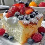 angel food cake recipe - featured image