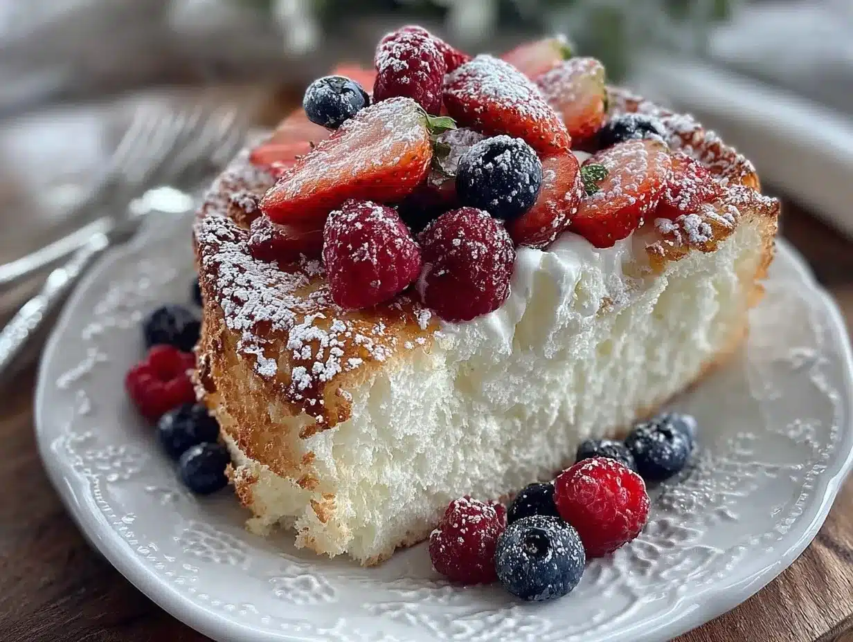 angel food cake recipe preparation steps