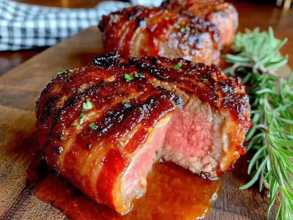 bacon-wrapped filet mignon preparation steps