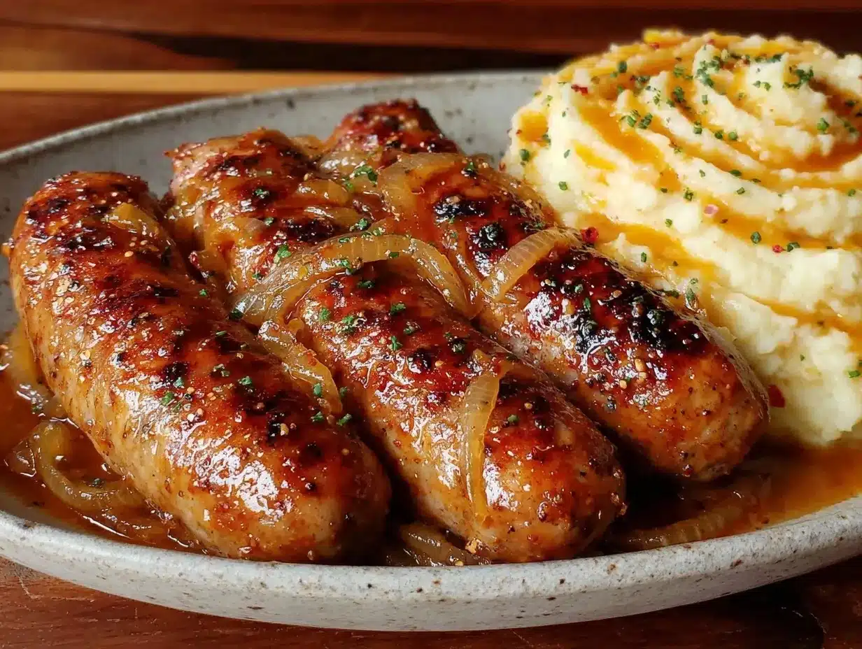 bangers and mash recipe preparation steps
