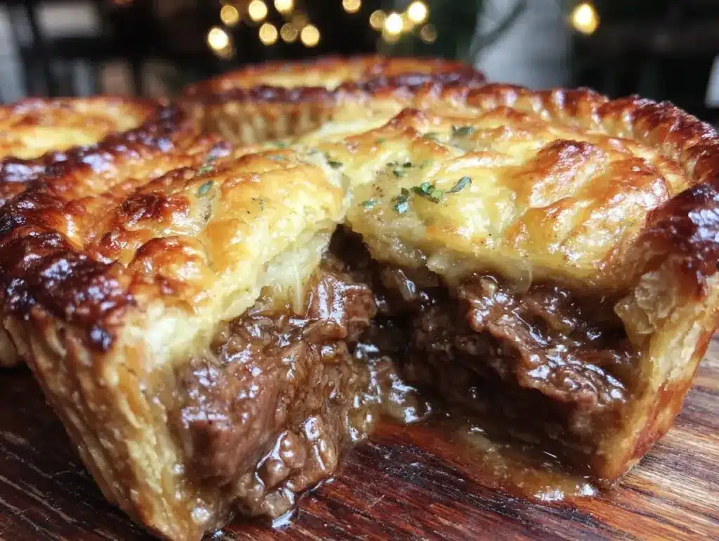 beef and guinness pie - featured image