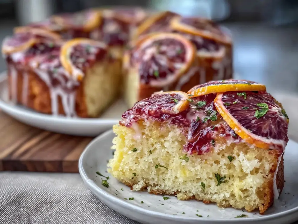 Blood Orange Olive Oil Cake - featured image