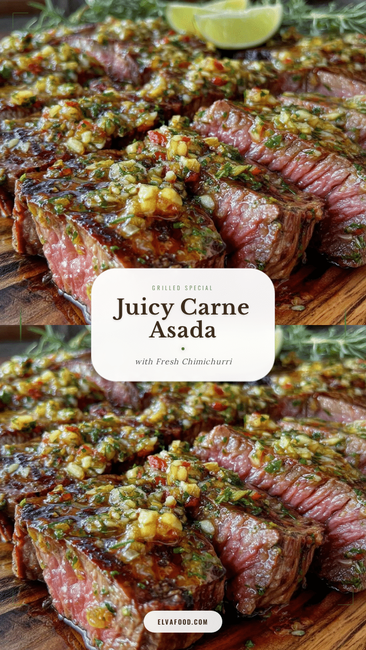 carne asada with chimichurri sauce recipe