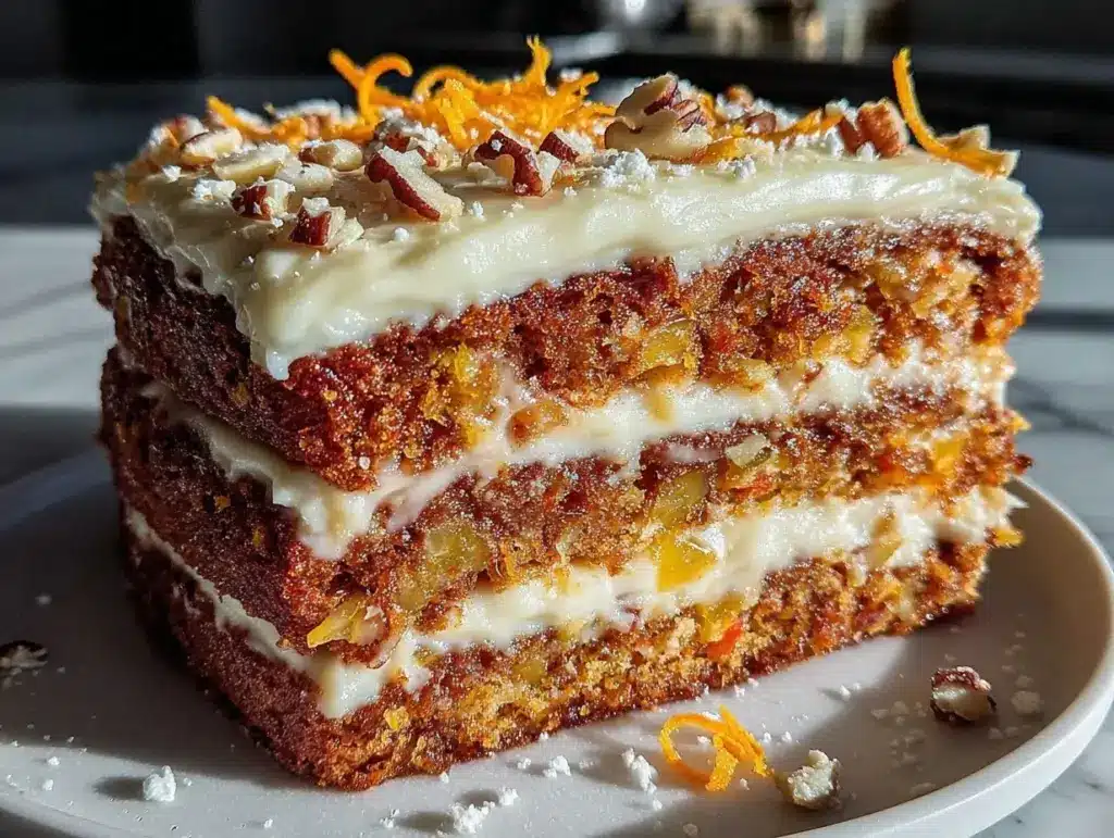 carrot cake with cream cheese frosting - featured image