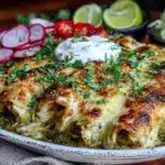 chicken enchiladas verde - featured image