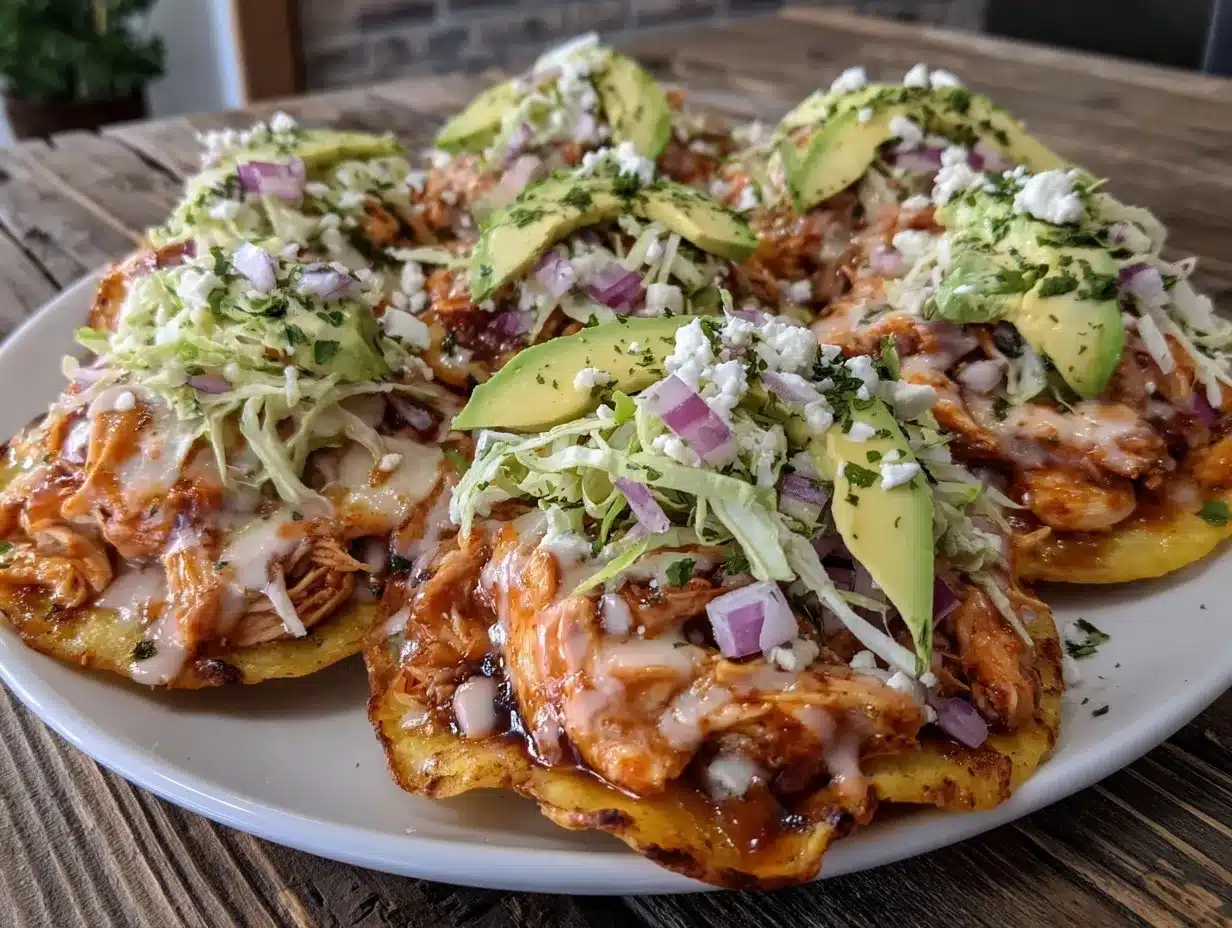 Chicken Tinga Tostadas preparation steps