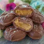 chocolate peanut butter Easter eggs - featured image