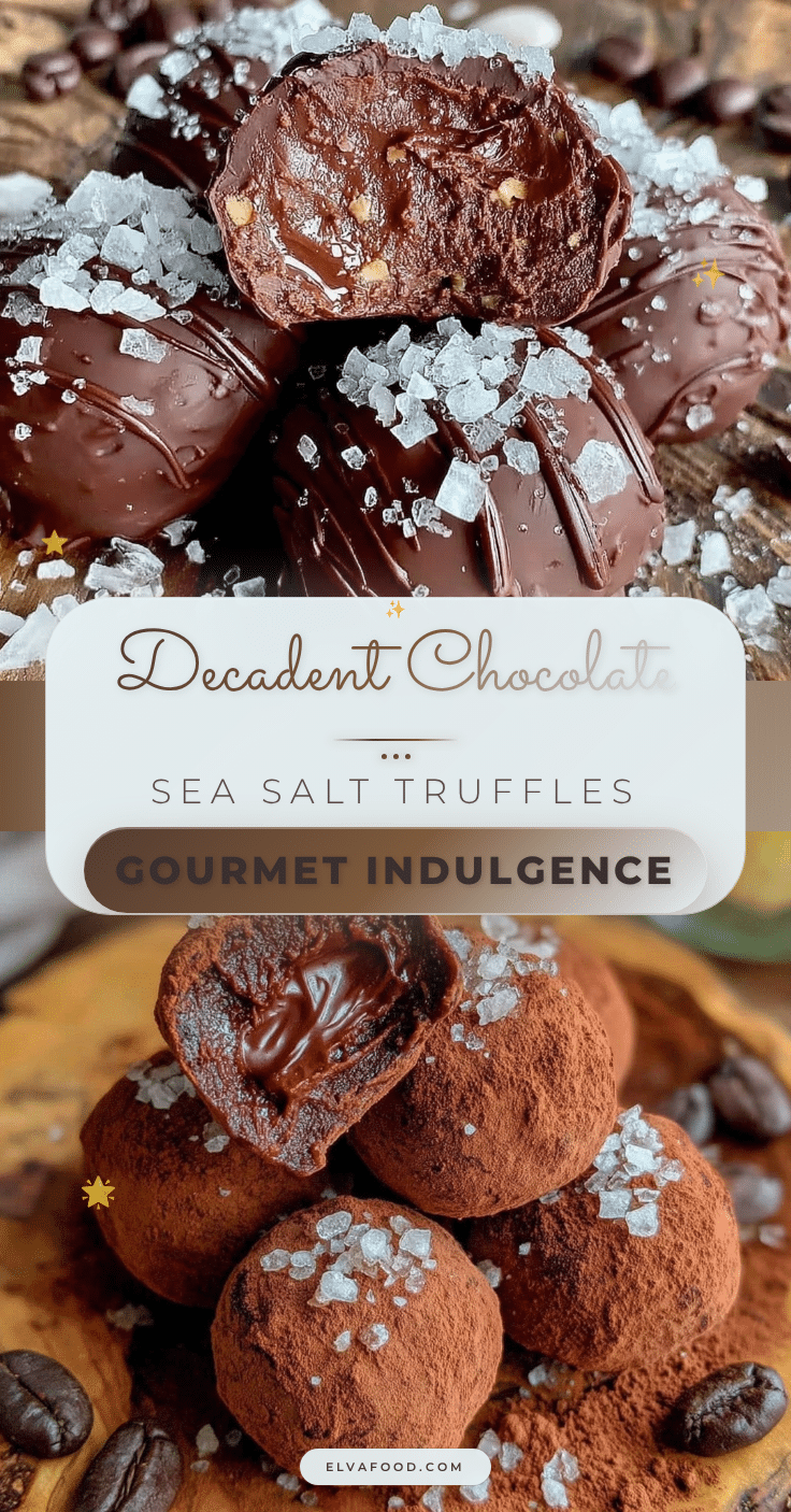 chocolate truffles with sea salt recipe