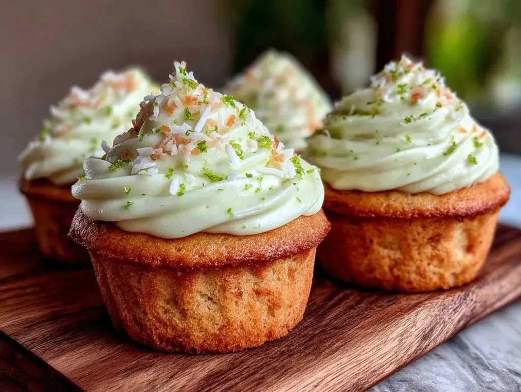 coconut lime cupcakes - featured image