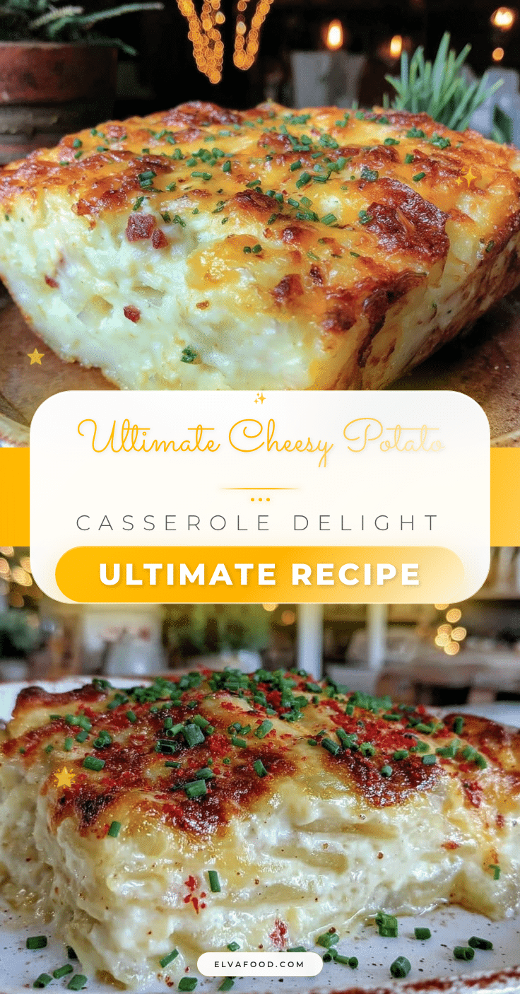 cozy cheesy potato casserole recipe