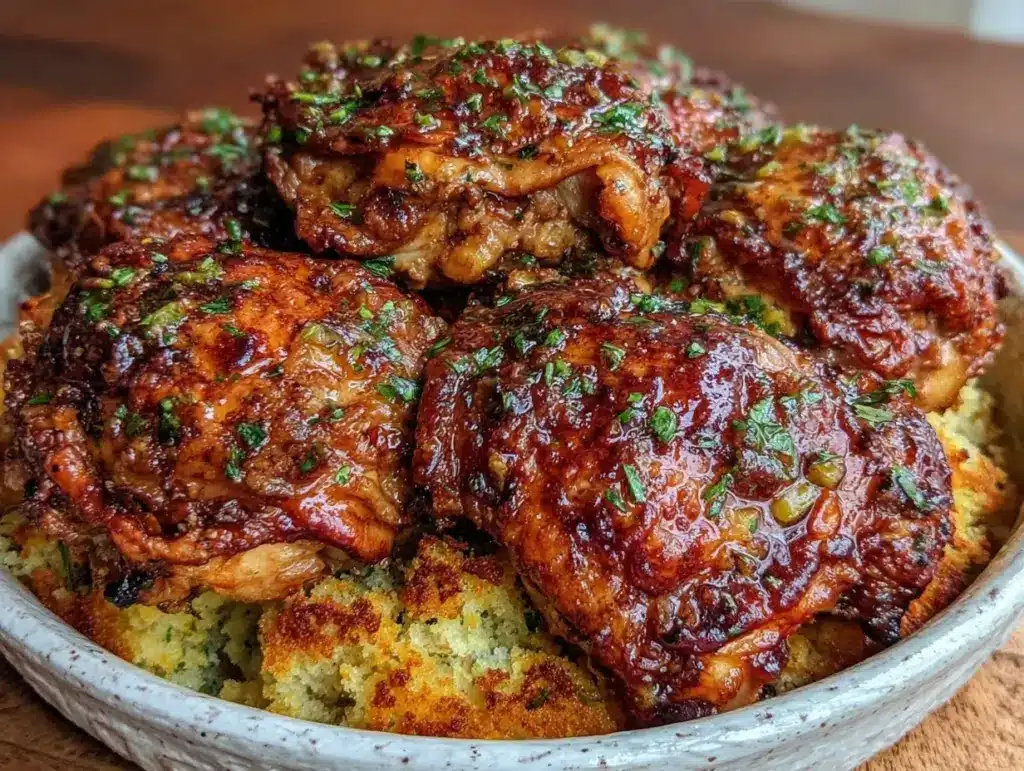 cozy crockpot chicken and stuffing - featured image