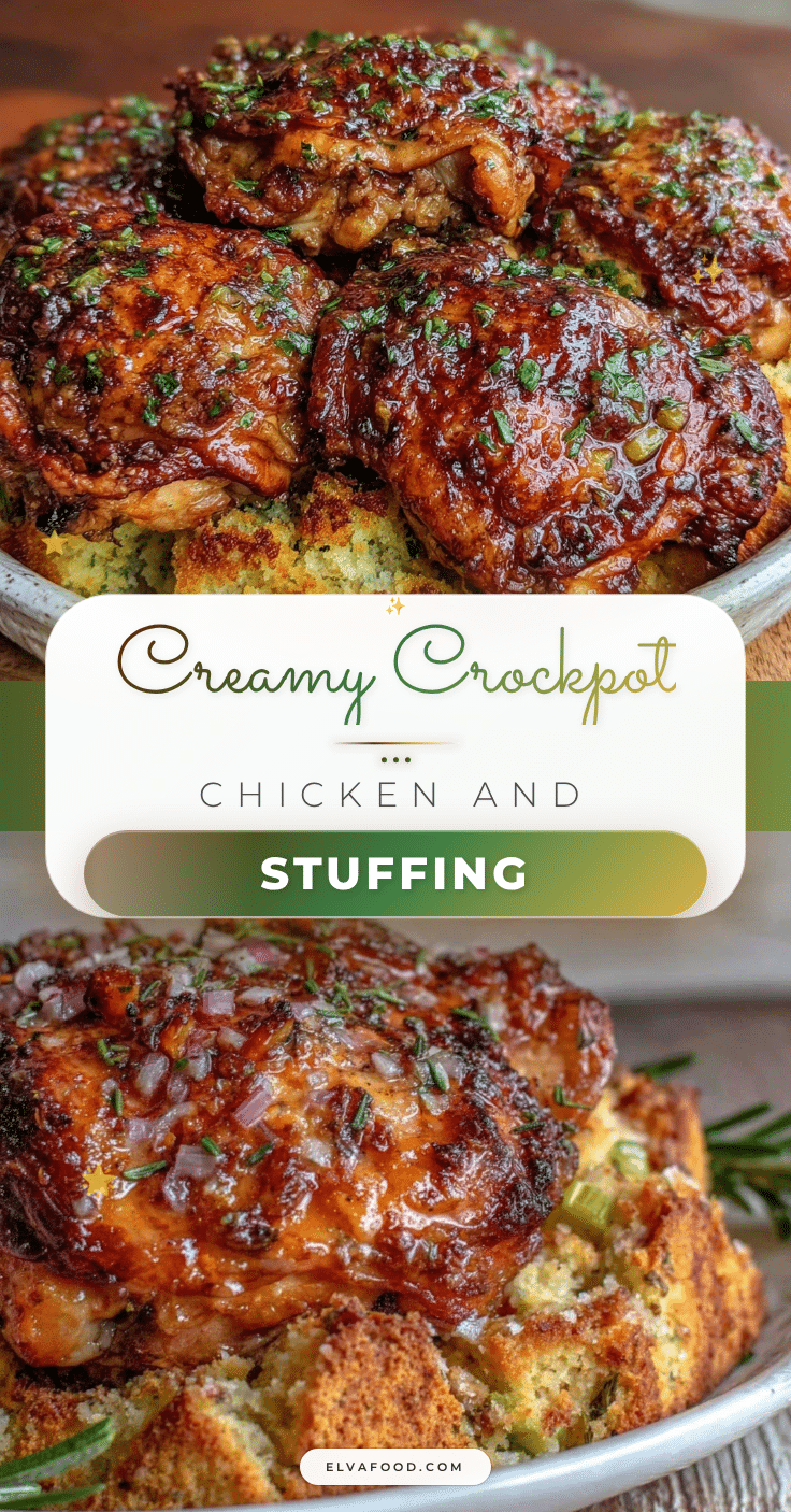 cozy crockpot chicken and stuffing recipe
