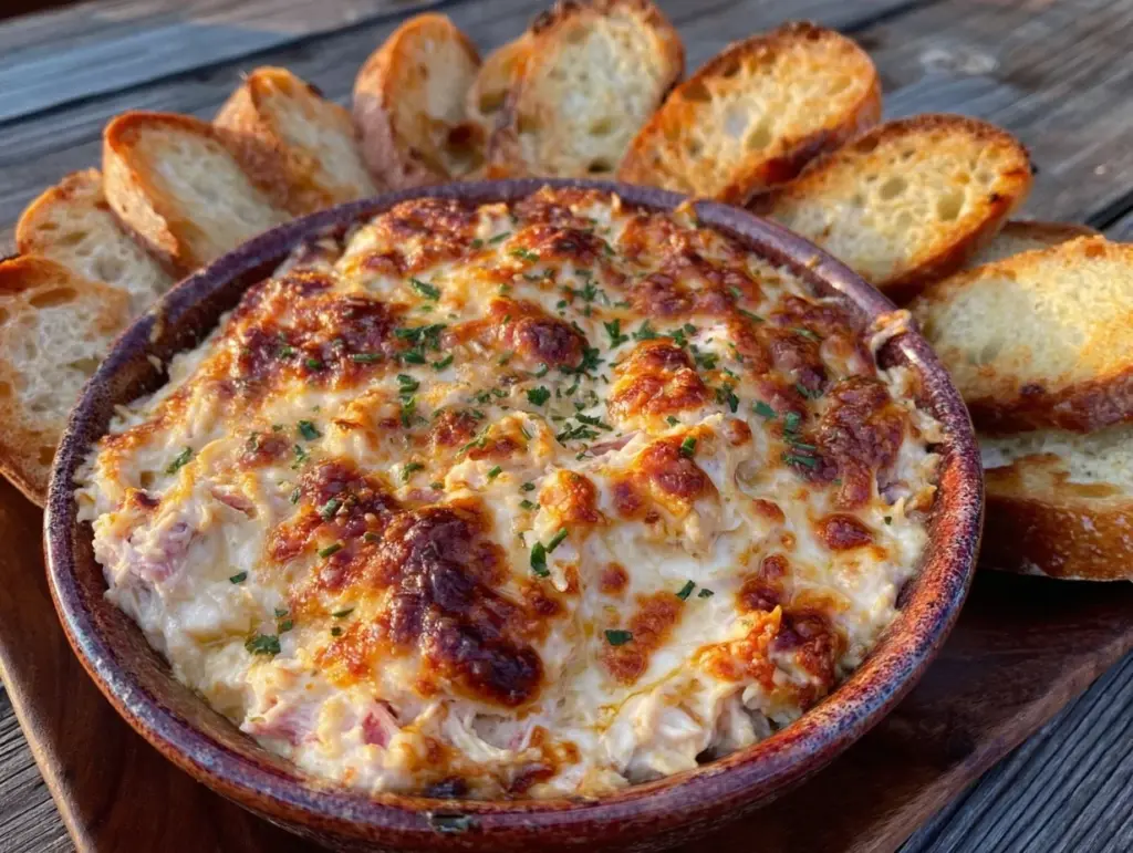 crab and artichoke dip - featured image