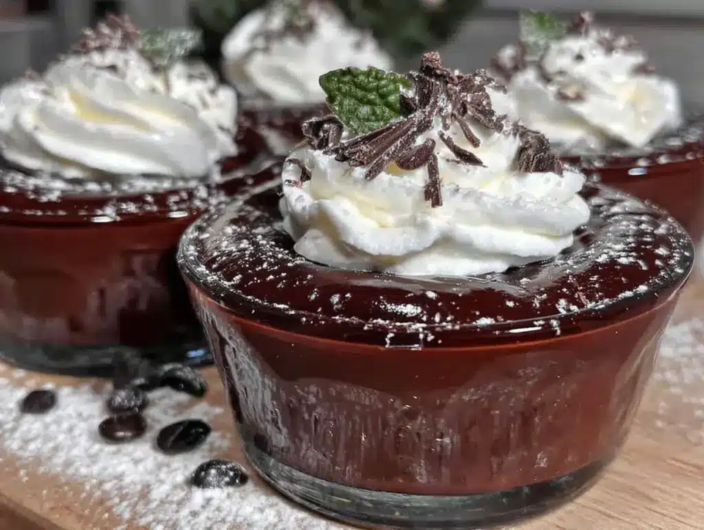 Creamy Baileys Chocolate Pots de Crème - featured image