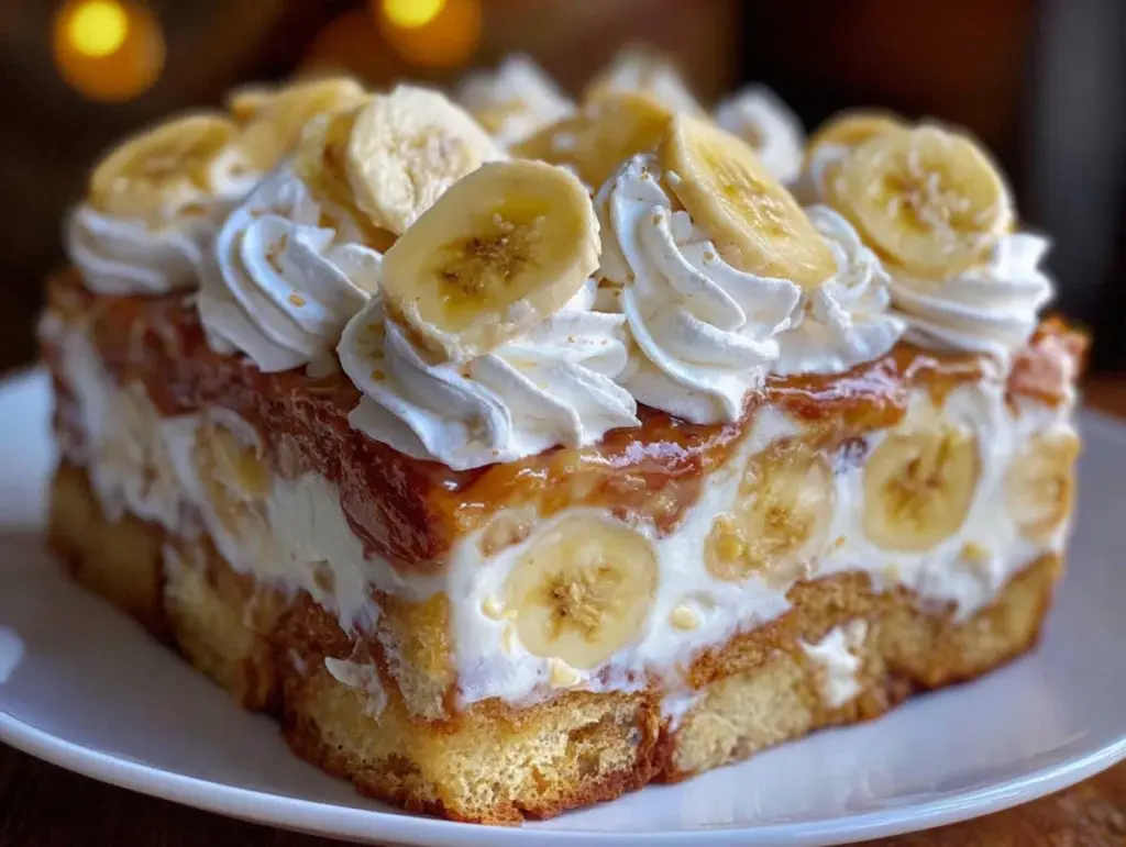 Creamy Banana Pudding Cake - featured image