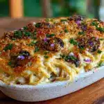 Creamy Chicken Tetrazzini Casserole - featured image