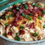creamy crockpot crack chicken - featured image