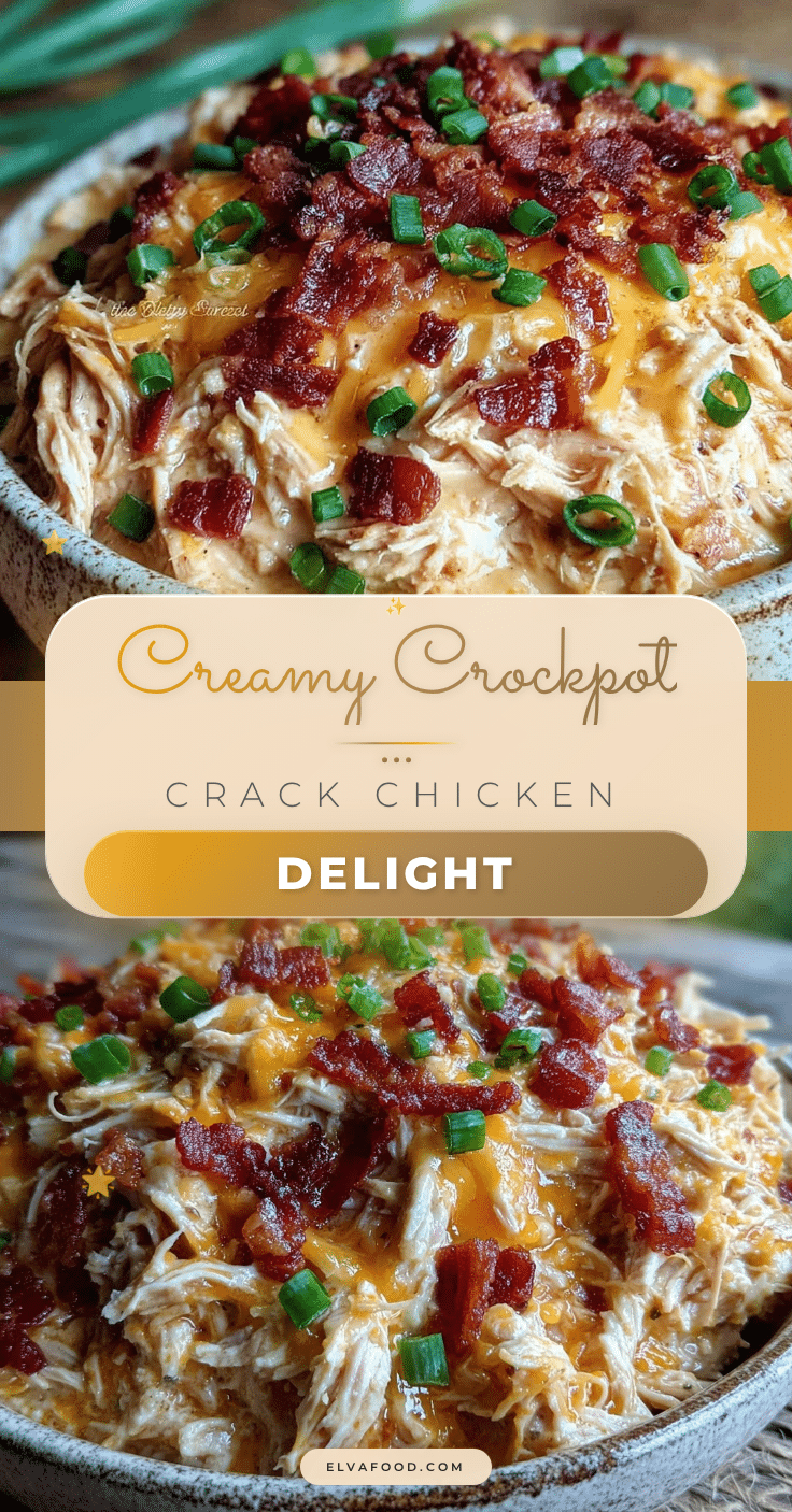 creamy crockpot crack chicken recipe