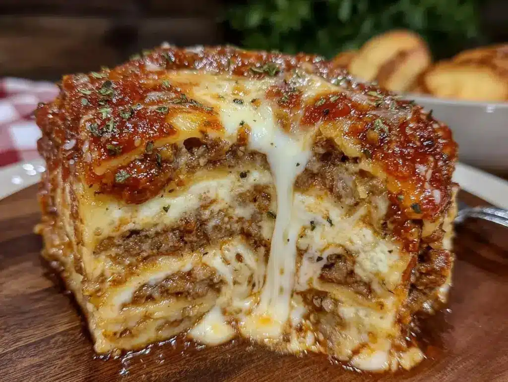 creamy instant pot lasagna - featured image