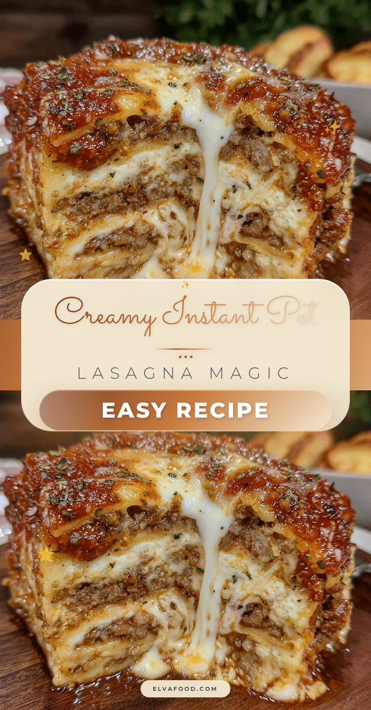 creamy instant pot lasagna recipe