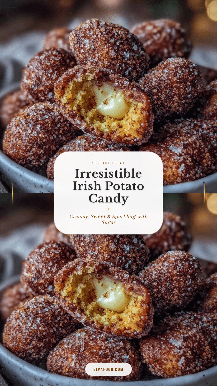 Creamy Irish Potato Candy recipe