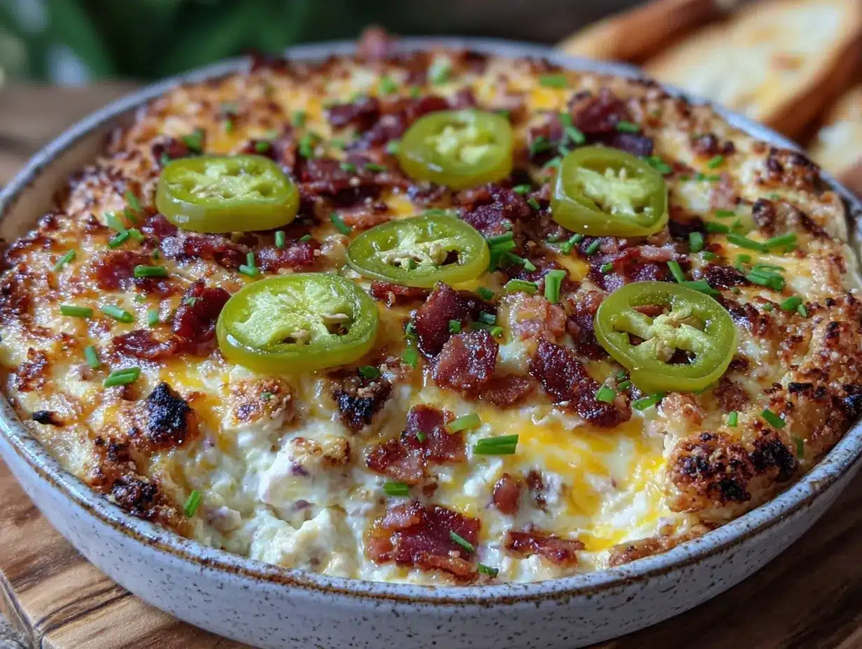 creamy jalapeño popper dip preparation steps