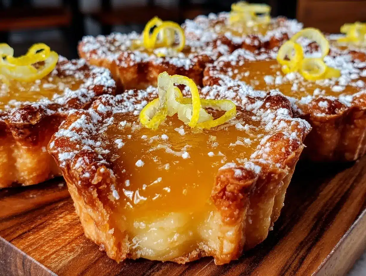 creamy lemon curd tarts preparation steps