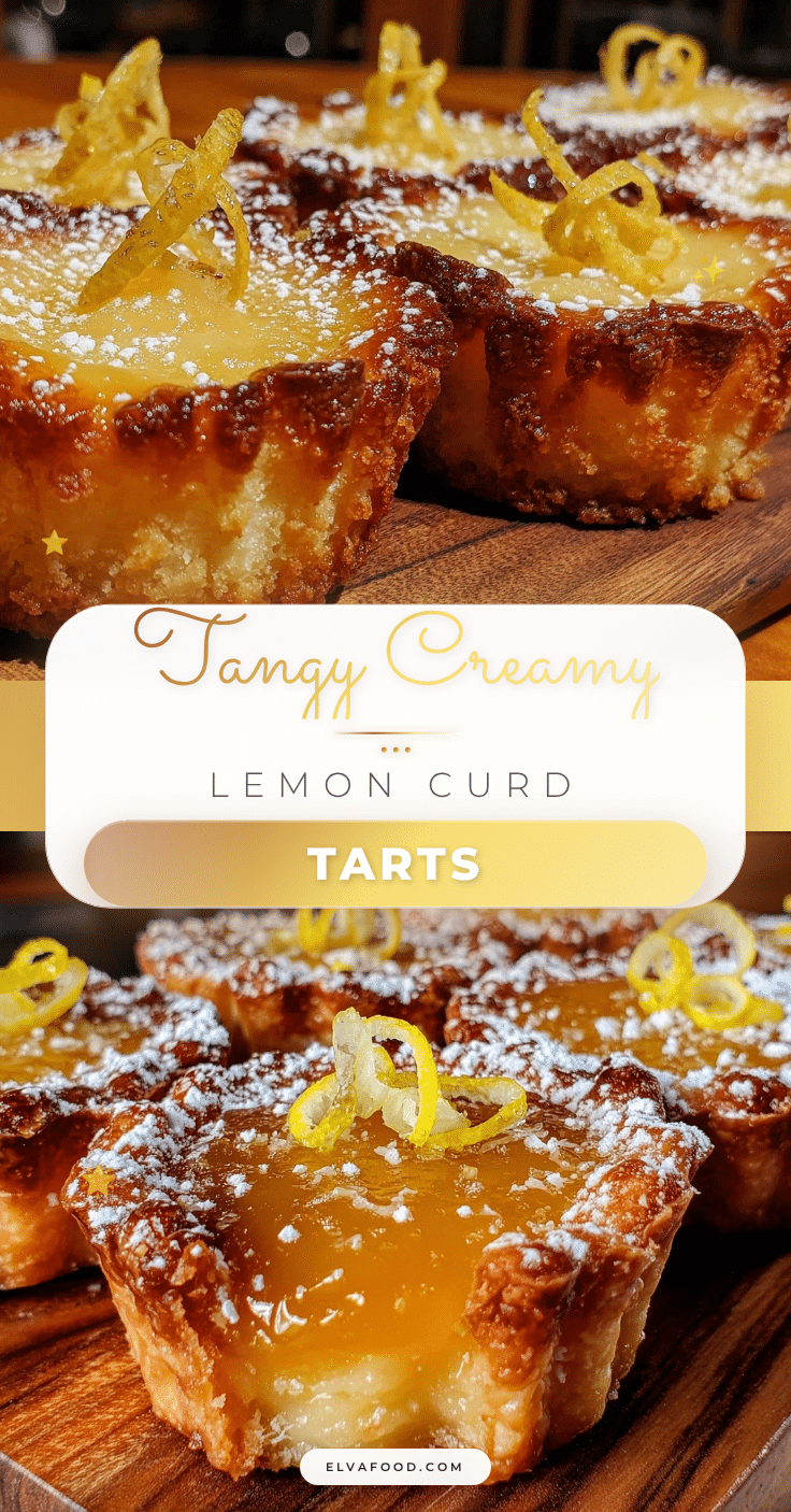 creamy lemon curd tarts recipe