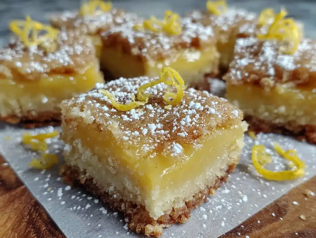 Creamy Meyer Lemon Bars preparation steps