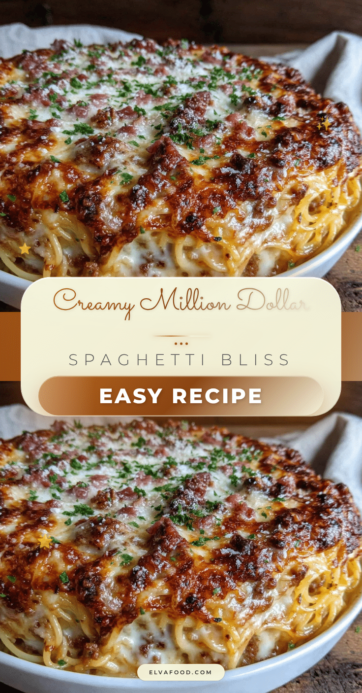 creamy million dollar spaghetti comfort bake recipe