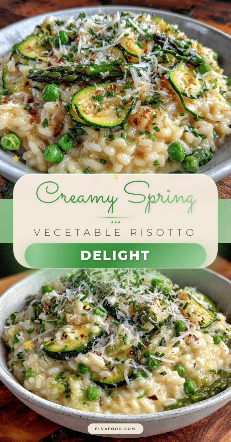 creamy spring vegetable risotto recipe