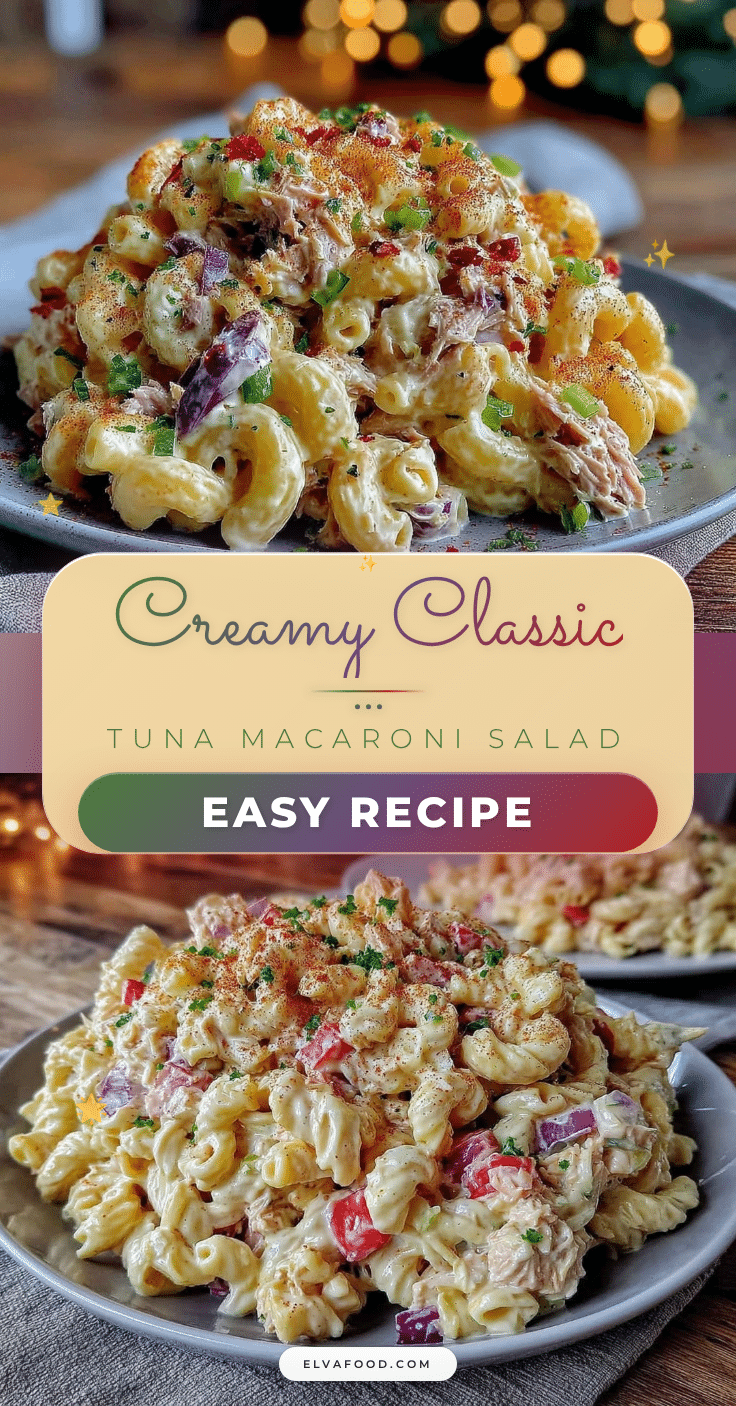 creamy tuna macaroni salad recipe