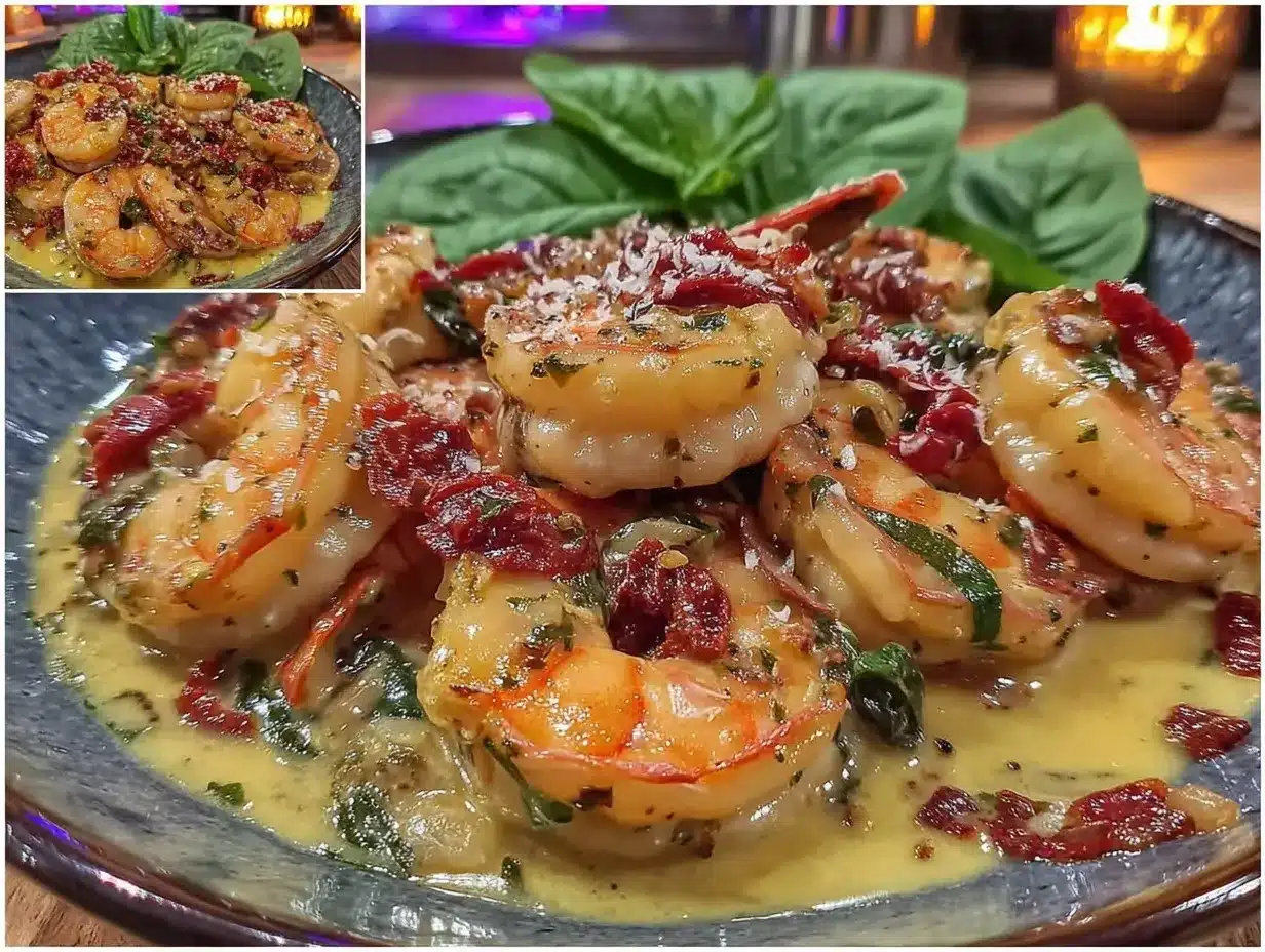 creamy tuscan shrimp recipe preparation steps