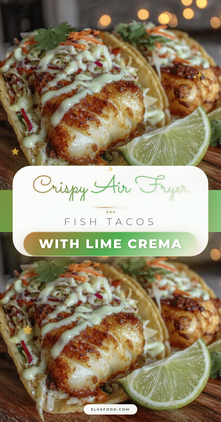 crispy air fryer fish tacos recipe