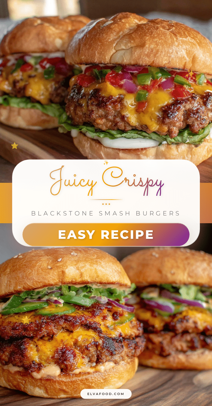 crispy blackstone smash burgers recipe
