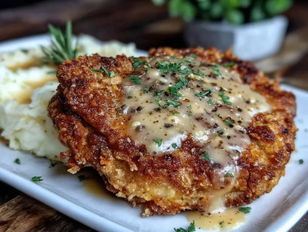 crispy chicken fried steak - featured image