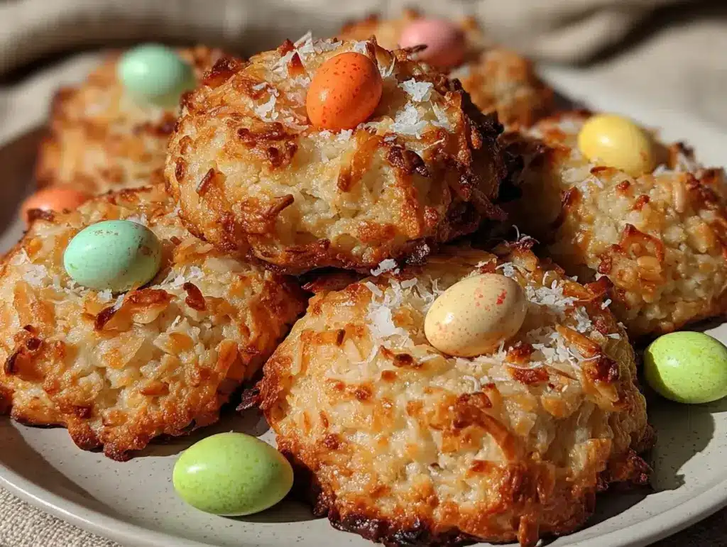 Crispy Coconut Nest Cookies - featured image