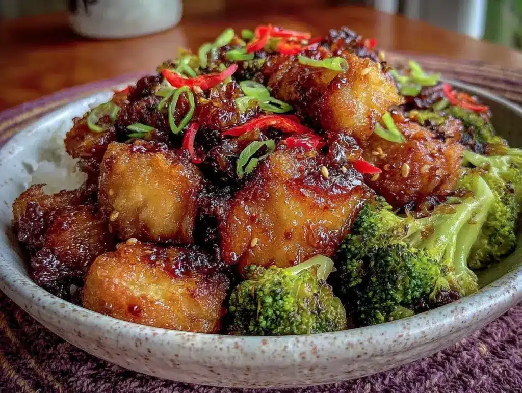 Crispy General Tso’s Chicken with Broccoli - featured image
