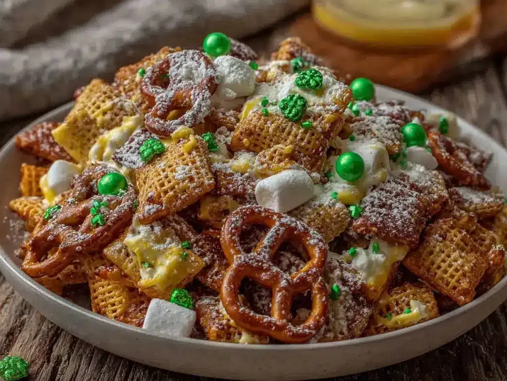 Crispy Leprechaun Bait Snack Mix - featured image