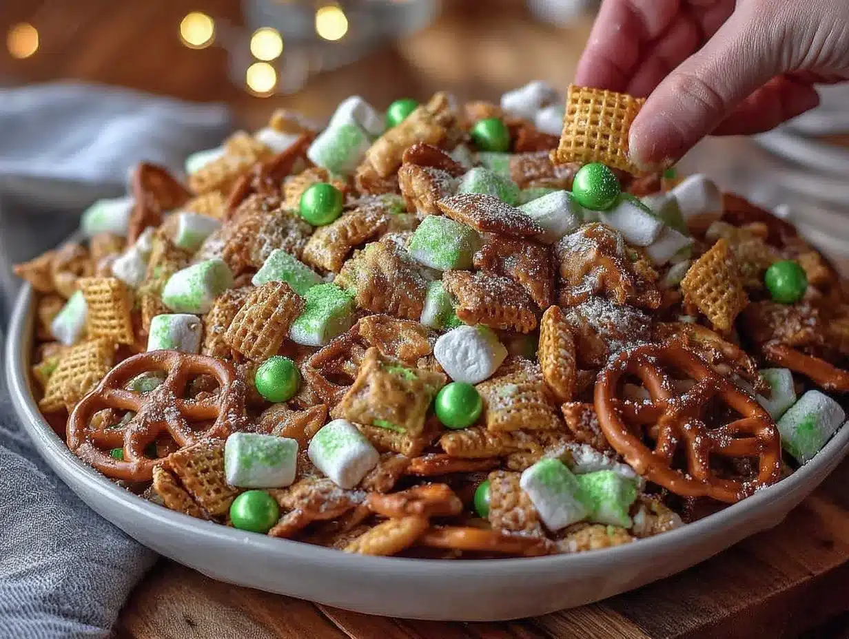 Crispy Leprechaun Bait Snack Mix preparation steps