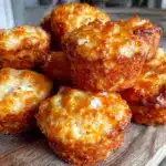 crispy mini corn dog muffins - featured image