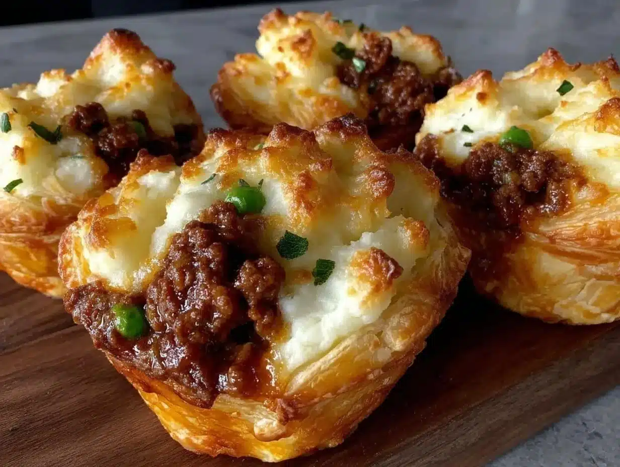 crispy mini shepherd’s pie cups preparation steps