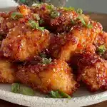 crispy orange chicken - featured image