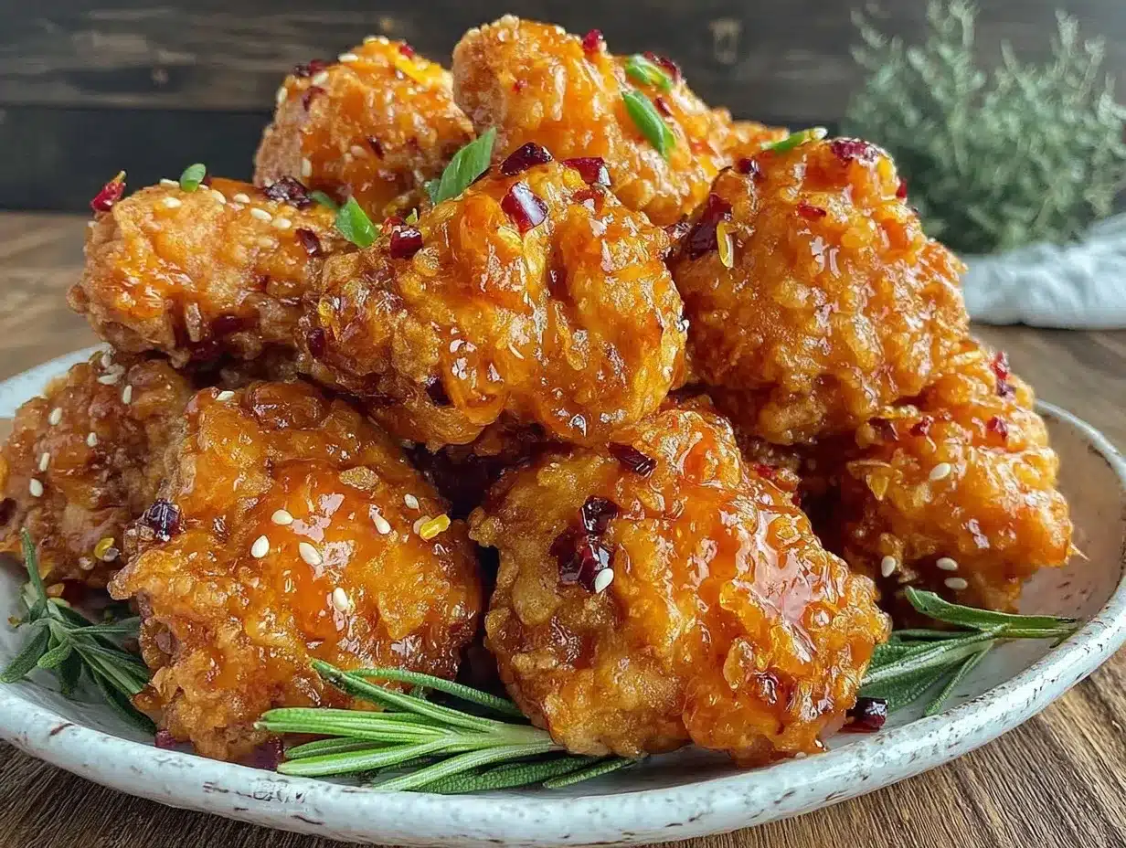 crispy orange chicken preparation steps