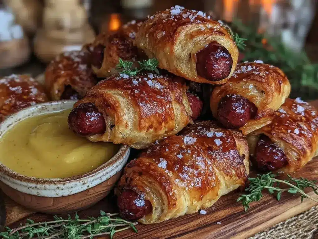 crispy pigs in a blanket - featured image