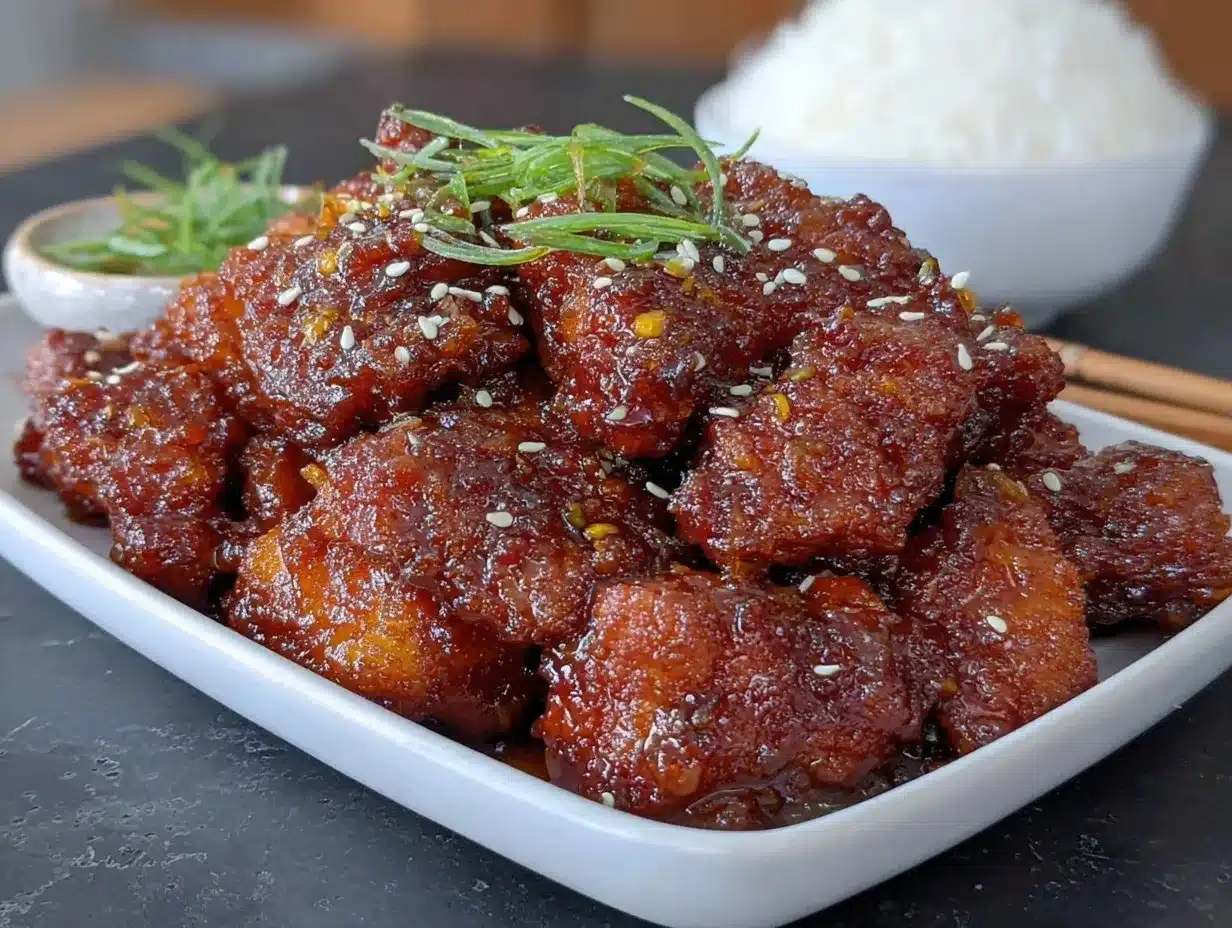 crispy sesame chicken preparation steps