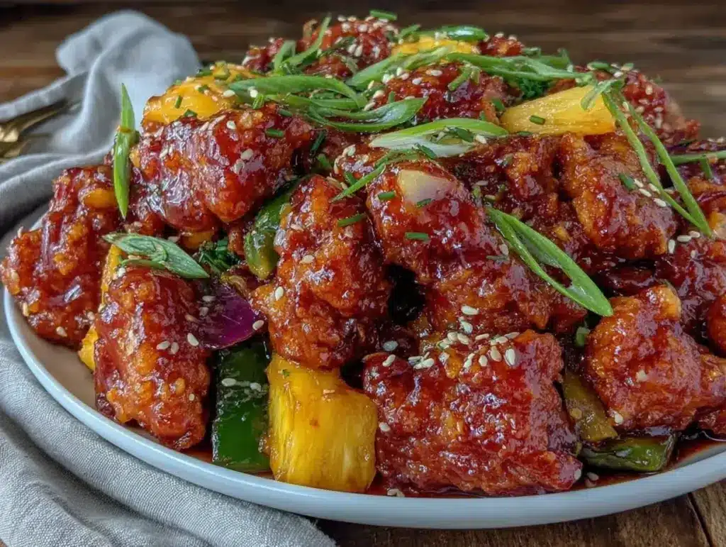 crispy sweet and sour pork - featured image