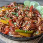 crockpot chicken fajitas - featured image