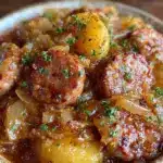 Dublin Coddle Irish Sausage Stew - featured image